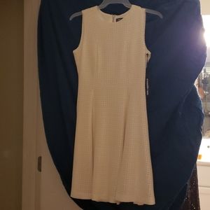 Karl Lagerfeld NWT Skater Style cream dress sz 6